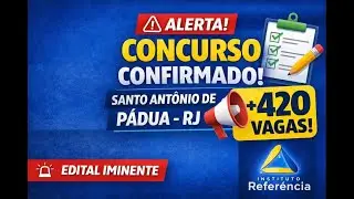 N&Atilde;O &Eacute; BOATO! Concurso Santo Ant&ocirc;nio de P&aacute;dua Confirmado com +420 Vagas | Instituto Refer&ecirc;ncia