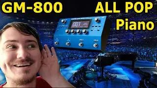 Boss Gm-800 ALL Pop Piano Sounds, DIRECT INPUT STEREO Recording