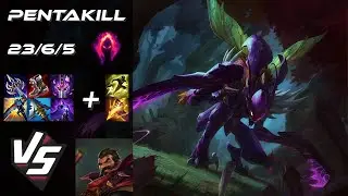 JUNGLE Kha'Zix vs Graves [PENTAKILL] - NA Grandmaster Patch 26.1