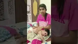 Sister Caring Little Baby 🥰#shorts
