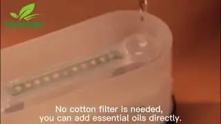 Kinscoter Aroma Diffuser Air Humidifier Ultrasonic Cool Mist Mak