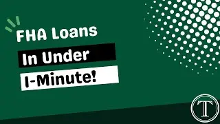 FHA Loans In Under 1-Minute