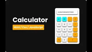 How to Make Calculator Using Html CSS & JavaScript