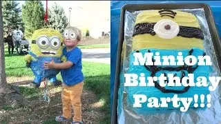 BEST MINIONS BIRTHDAY PARTY!!