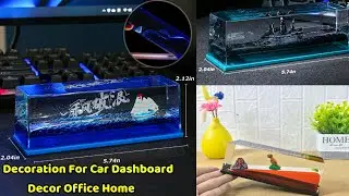 Cruise And Jurassic Age Dinosaur Fluid Drift Bottle Decoration For Car Dashboard Decor Office Home