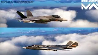 Modern Warships: JH-XX Vs J-35 Strike Fighter Damage Comparison | Against And Without Airdefence