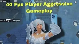 40fps player aggressive solo conqueror lobby gameplay highlights #bgmi @shadyYT07