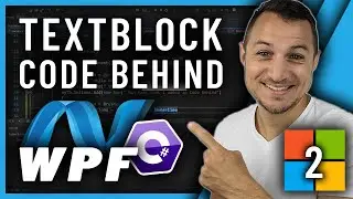 CODE BEHIND для отображения текста вместо XAML? Давайте попробуем!