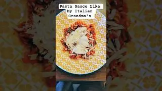 Pasta Sauce Like My Italian Grandma's
