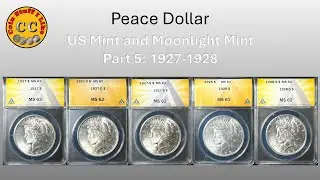 Peace Dollar - US Mint and Moonlight Mint.   Part 5: 1927  1928.