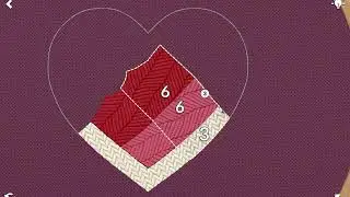 Relaxing Stitch Gameplay | Cozy Puzzle Game with Calming Piano Music &ndash; Puzzle #02 (Heart)