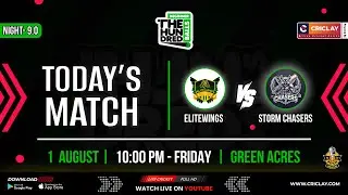 Today's Match - Storm Chasers vs Elite Wings - Beginner League | Hundred Balls | Night 9.0