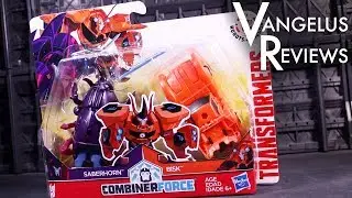 Crash Combiner Saberclaw / Bisk & Saberhorn (Transformers RID 2015) - Vangelus Review 402