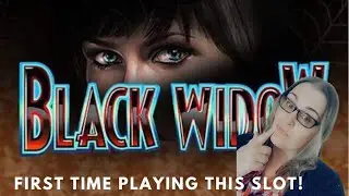 BLACK WIDOW SLOT - First Time Playing. Awesome Line Hits and Free Games!