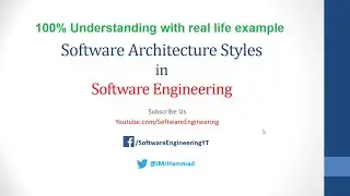 Types of Architectural Styles in Software Engineering | Detailed Lecture with examples