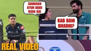 Sara Ali Khan got blush when fans chanting Sara Bhabhi in front of Shubman Gill when rain stop match