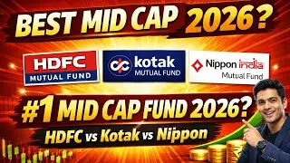 Best Mid Cap Mutual Fund in 2026? | HDFC Mid Cap vs Kotak Midcap vs Nippon Mid Cap 