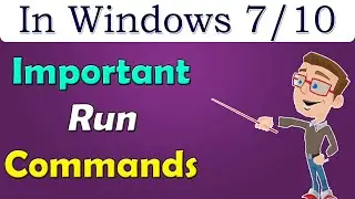 Important Run Commands In Windows 10 In Telugu || Useful Run Commands In Windows 10 In Telugu
