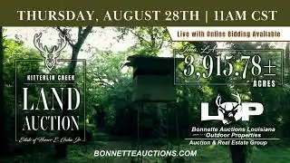 3,915&plusmn; Acres | Kitterlin Creek Land Auction | Louisiana Legacy Property &ndash; August 28, 2025