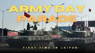 2026 Army Day Parade Rehearsal in Jaipur  #armydayparade #army #jaipur