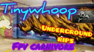 FIRST Underground FPV Rip! Air65 Tiny Whoop Freestyle 