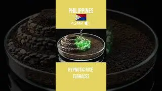 Tiny World Alchemy: Mini Rice Terraces #shorts #asmr #satisfying #philippines