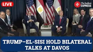 LIVE: Trump Meets Egypt&rsquo;s President El-Sisi at Davos | World Economic Forum