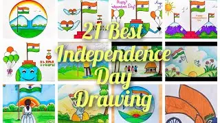 Independence Day Drawing Ideas / Easy Independence Day Drawing Images /Competition Ideas #trending​