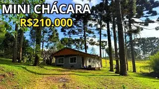 🏡 CHÁCARA À VENDA EM CAMPINA GRANDE DO SUL – 1.200M² COM CASA DE 87M² DE ALVENARIA POR R$ 210 MIL 🌳✨