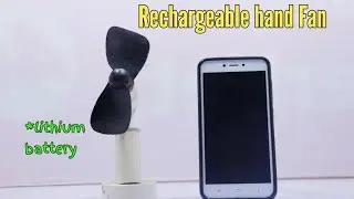 Rechargeable Handy Fan || Mini portable Fan,NK Creative Tech || battery Fan