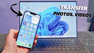 Transfer Photos, Videos from iPhone to Windows Laptop || iPhone to Laptop