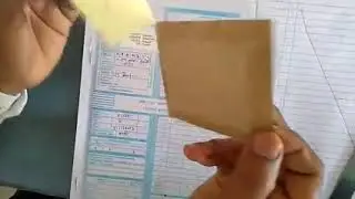 barcode and holocraft sticker in board ssc exam