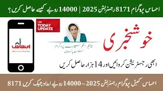 Ehsaas Emergency Cash Program 2025 | 8171 Online Registration | Rs.14,000 Latest Update