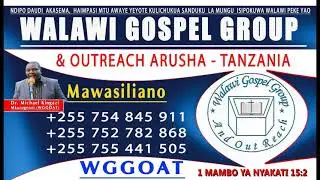 Binadamu # WALAWI GOSPEL GROUP & OUT REACH ARUSHA_TANZANIA.  volm 3