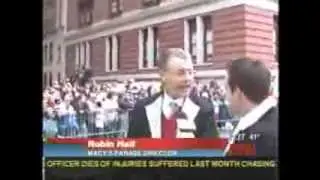 Macy's Thanksgiving Day Parade - News Reporter Tom Schwab