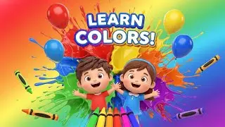 Most Popular Color 🌈 Song for Kid's |  Colors Name for Kids | Learn Colors in Hindi & English