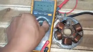 Cara mengukur Tegangan Spul Lampu Vespa..Berapakah Nilai Teganganya