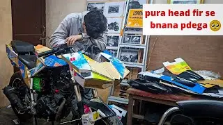 head part dubara bnana pdega 🥺 - Kawasaki NINJA H2 | cool engineers