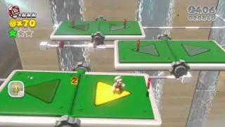 Super Mario 3D World ~ World 3-7 (Green Star & Stamp Guide)
