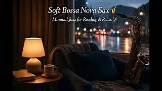 Soft Bossa Nova Saxophone Instrumental 🎷 Minimalist Jazz for Reading, Focus & Relaxation | EchoVibes