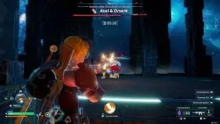Palworld Axel and Orserk Tower Of The Brothers Of The Eternal Pyre Boss Fight One Shot with Grappler
