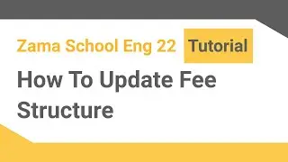 How to update fee structure |School &lrm;Management Software| |ENG Version|&lrm;