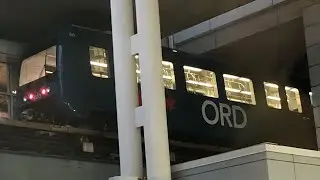 Riding the new O’hare ATS train Terminal 5 to Multi Modal Facility Parking round trip