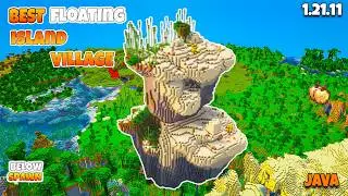 Best Floating Village Island (God Seed 0.0001%) For Minecraft 1.21.11 JAVA | 1.21 | Minecraft Seeds