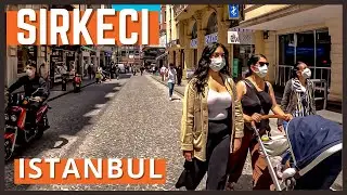 Istanbul Turkey Walking Tour | Sirkeci Istanbul City Walking Tour | 25 MAY 2021 | 4K 60FPS(UHD)
