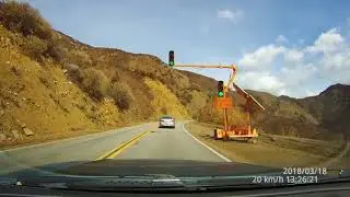 Sunday drive up Hwy 33 in Ojai Ca to see the damage of the #ThomasFire