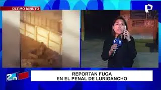 Fuga en penal de Lurigancho: interno salta muro y huye por descampado