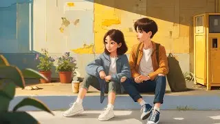 Lofi Chill with a Friend ☕ Warm Sunset & Soft Beats for the Perfect Mood