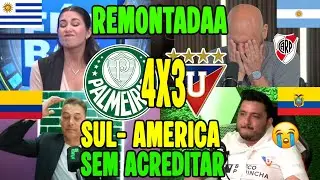 SUL AMERICA FICA ENCREDULOS E SEM ACREDITAR NA REMONTADA DO PALMEIRAS CONTRA LDU NA SEMI-FINAL!!!!