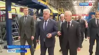 Two assembly lines are operating simultaneously: one for the Su-35S, the other for the Su-57